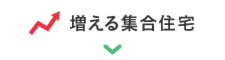 増える集合住宅